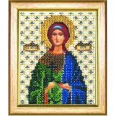 Б-1060 Икона святая мученица Вера. Набор для вышивки бисером Чаривна Мить