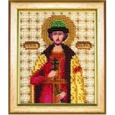 Б-1065 Икона великого князя Игоря. Набор для вышивки бисером Чаривна Мить