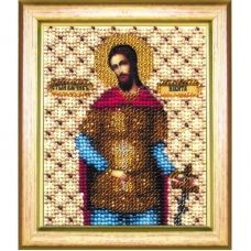 Б-1094 Икона святому великомученику Никите. Набор для вышивки бисером Чаривна Мить