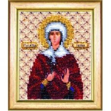 Б-1121 Икона святой мученице Галине. Набор для вышивки бисером Чаривна Мить