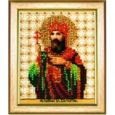 Б-1130 Икона святого равноапостольного царя Константина. Набор для вышивки бисером Чаривна Мить