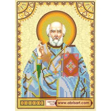 АСК-047 Святой Николай. Схема для вышивки бисером на холсте Абрис Арт