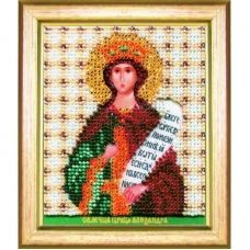 Б-1143 Икона св. мученицы царицы Александры. Набор для вышивки бисером Чаривна Мить