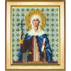 Б-1144 Икона святой равноапостольной Нины. Набор для вышивки бисером Чаривна Мить