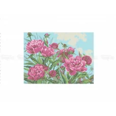 ЧВ-5319 Пионы. Схема для вышивки бисером. Бисерок