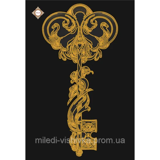 СЛ-3073 Ключик к счастью. Схема для вышивки бисером ТМ Миледи