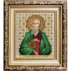 Б-1218 Икона св. апостола Матвея. Набор для вышивки бисером Чаривна Мить