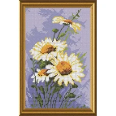 СКМ-006ч Ромашки. Набор для вышивки бисером. Княгиня Ольга