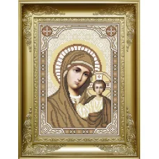 КРМ-040ч Пресвятая Богородица Казанская (сепия). Набор для вышивки бисером. Княгиня Ольга