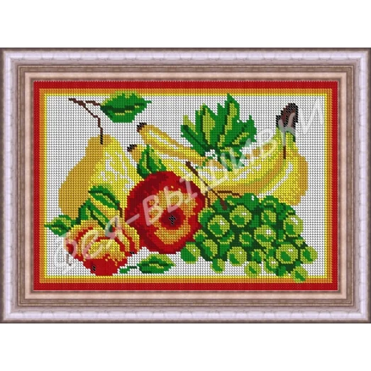 АП-139 Фрукты и ягоды. Схема для вышивки бисером. ТМ Фея Вышивки