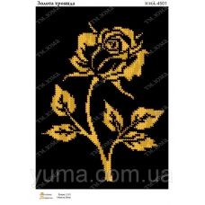 ЮМА-4501 Золотая роза. Схема для вышивки бисером 