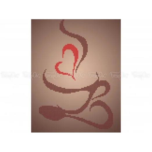 ЧВ-3419 Романтическая история. Схема для вышивки бисером. Бисерок