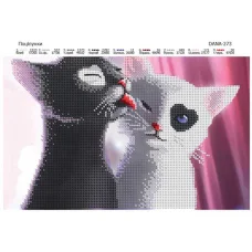 ДАНА-0273 Поцелуи. Схема для вышивки бисером