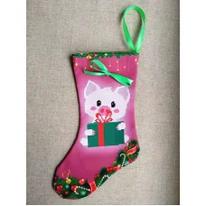 Ч-010 Сшитый новогодний сапожок под вышивку. Княгиня Ольга