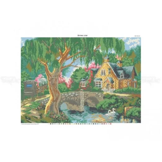 ЧВ-7026 Летнее утро. Схема для вышивки бисером. Бисерок