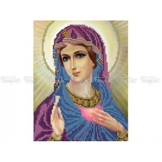 ЧВ-3063 О тебе молюсь.... Схема для для вышивки бисером Бисерок