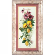 М-50 Лимоны. Набор для вышивки в смешанной технике Чаривна Мить