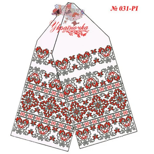 РИ-031 УКРАИНОЧКА Рушник на икону для вышивки