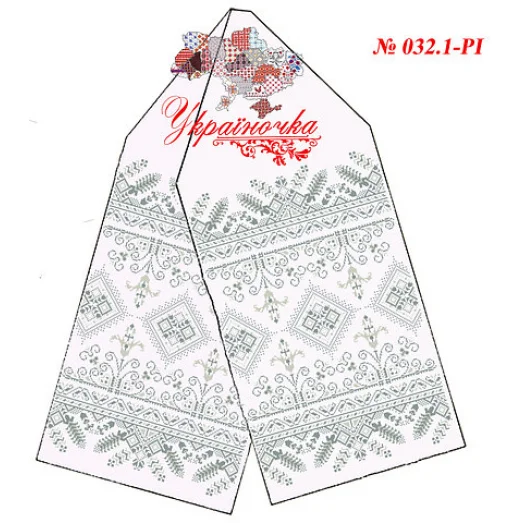 РИ-032.1 УКРАИНОЧКА Рушник на икону для вышивки