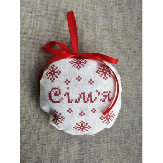 ШНЛ-037 Сшитая новогодняя мягкая игрушка под вышивку бисером. Княгиня Ольга