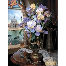 РТ150067 Роскошь ирисов Техника Папертоль