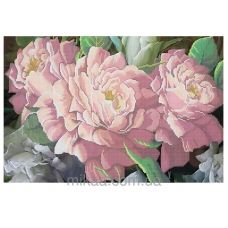 МИКА-0291 (А3) Розовые розы. Схема для вышивки бисером