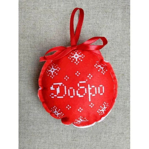 ШНФ-028 Сшитая новогодняя мягкая игрушка под вышивку бисером. Княгиня Ольга