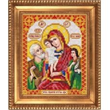 И-5038 Пресвятая Богородица Трех Радостей. Схема для вышивки бисером Благовест