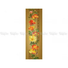 П-3203 (30*100) Маки. Схема для вышивки бисером. Бисерок 