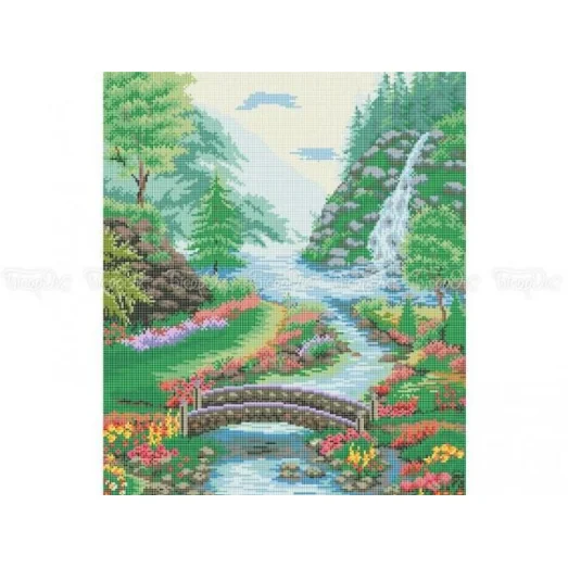 ЧВ-7033 Над речкой. Схема для вышивки бисером. Бисерок