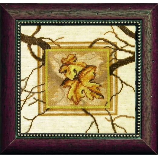 СТ-23 Кленовый листочек. Набор для вышивки в смешанной технике ТМ Чаривна Мить