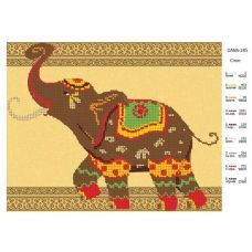 ДАНА-0285 Слон. Схема для вышивки бисером