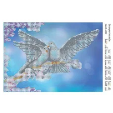 ДАНА-0286 Воркующие голуби. Схема для вышивки бисером