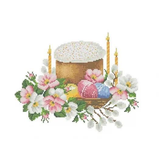 ХВ-018 Пасхальный рушник для вышивки бисером ТМ Княгиня Ольга