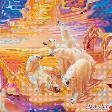 АС-275 Закаты Заполярья. Схема для вышивки бисером на холсте. АбрисАрт