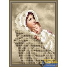 ФР-ДБч5-157 Мадонна с младенцем (сепия). Схема для вышивки бисером ТМ Фурор