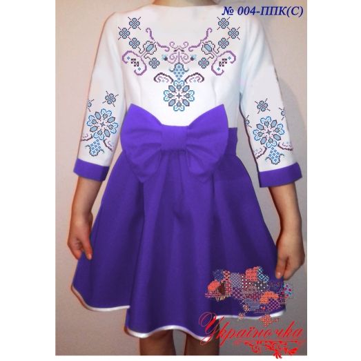 ППК-004 (С) УКРАИНОЧКА. Детское пошитое платье Цветное.