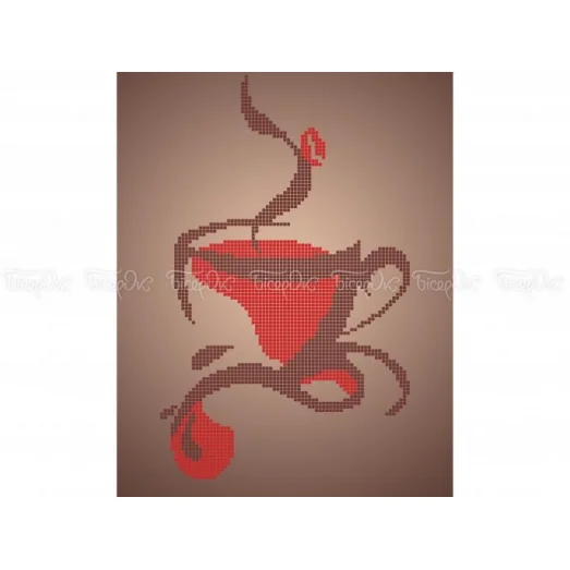 ЧВ-3420 Утренний кофе. Схема для вышивки бисером. Бисерок