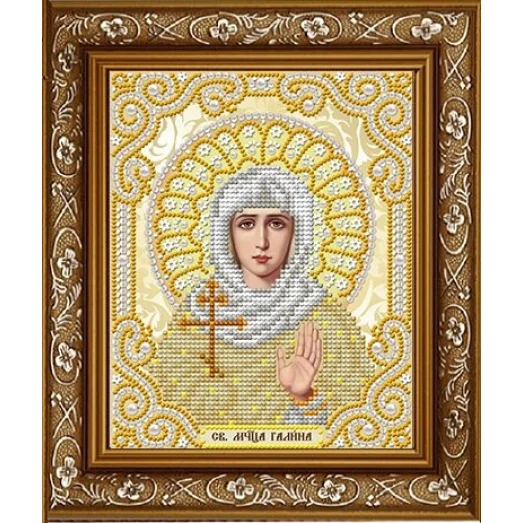 ЖС-5031 Святая Галина в жемчуге и золоте Благовест