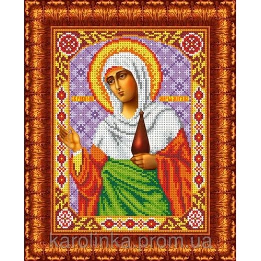 КБИ-4085/2 Св. Мария Магдалина. Схема для вышивки бисером. Каролинка ТМ