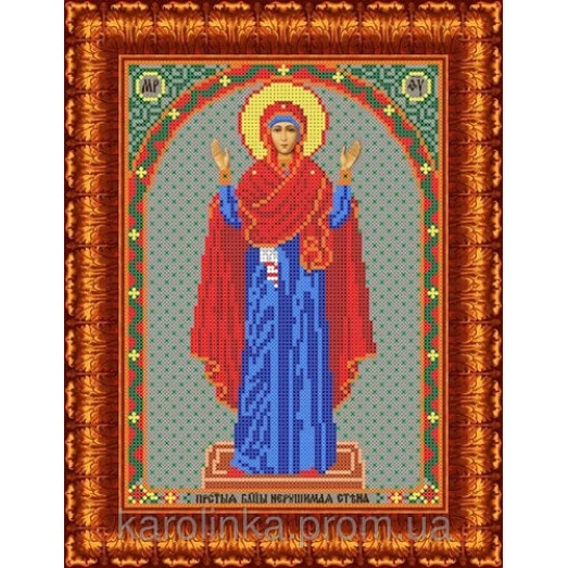 КБИ-4088 Образ Б.М. Нерушимая стена. Схема для вышивки бисером. Каролинка ТМ
