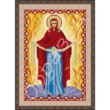 АР-015 Покров Пресвятой Богородицы. Схема для вышивки бисером. ТМ Фея Вышивки