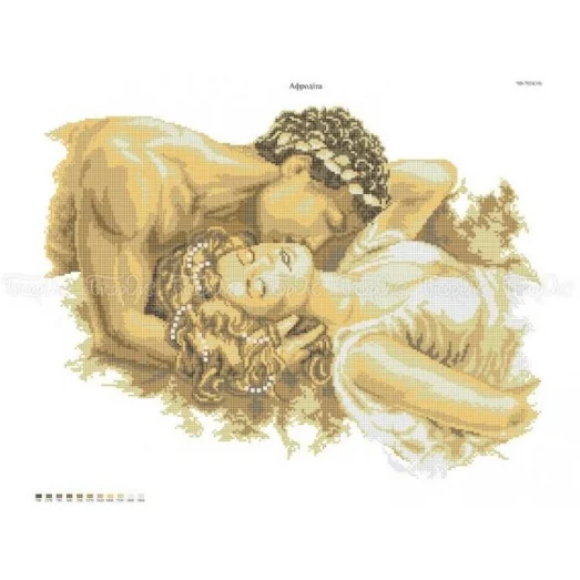 ЧВ-7024(З) Афродита . Схема для вышивки бисером. Бисерок