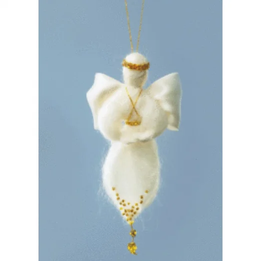 В-028 Ангел дарящий свет. Набор для валяния ТМ Чаривна Мить