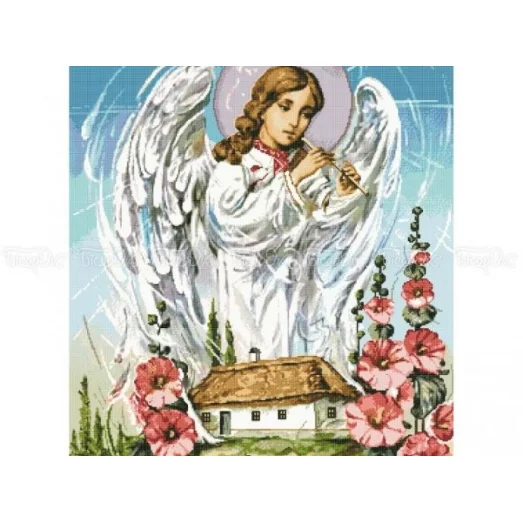ЧВ-8034 Ангел хранитель. Схема для вышивки бисером. Бисерок