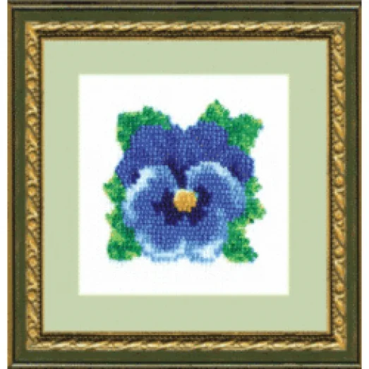 Б-008 Анютины глазки-2. Набор для вышивки бисером Чаривна Мить