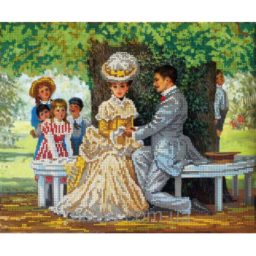 МИКА-0338 (А3) Ухажер. Схема для вышивки бисером