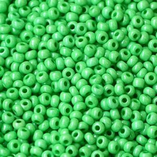 16356 Ярко-салатневый натуральный, непрозрачный Бисер Preciosa