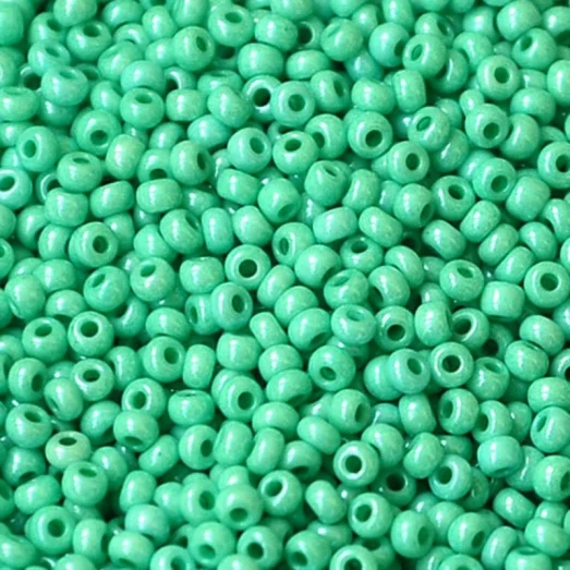 16358 Зелено-бирюзовый натуральный, непрозрачный Бисер Preciosa