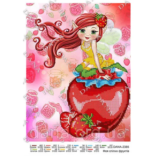 ДАНА-2385 Фея варенья. Схема для вышивки бисером